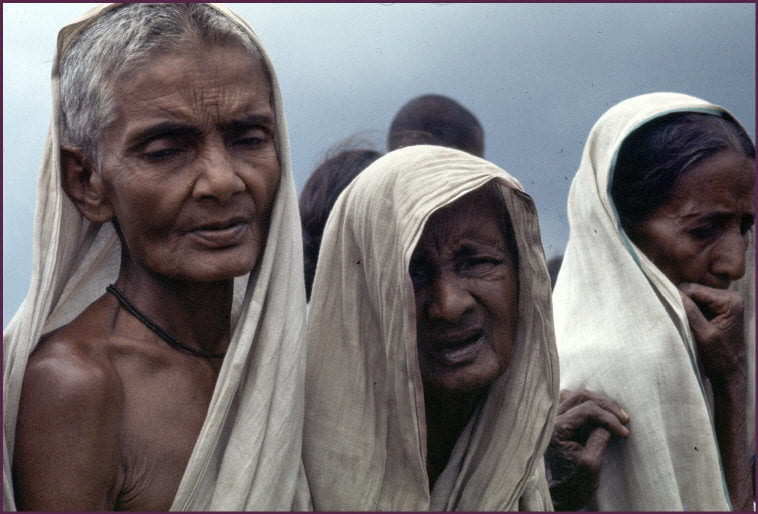 probirbidhan's tweet photo. Documentation of 1971 #Hindu_genocide in #Bangladesh

In 1971, the West Pakistani rulers launched an offensive in East Pakistan to subdue the #Awami_League and its supporters, as well as Hindus.

Two major acts of butchery took place on May 20 and 21, 1971—in #Chuknagar of Khulna and #Dakra of Bagerhat—after the formation of the #Razakar force, which had assisted the #Pakistani_Army to carry out the massacres.

These incidents were the result of General Yahya Khan’s plans and orders to eradicate the Hindus and weaken the Awami League—as found in documents by senior West Pakistan government officials and army personnel.

The official wartime narratives prepared by the then-government led by military strongman Ziaur Rahman also do not contain information about the planned killings of roughly 10,000 people in Chuknagar of Khulna and over 2,000 in Dakra of Bagerhat—mostly Hindus trying to cross the border.

Even the timeline of events of 1971, developed by the Liberation War Museum, does not mention the Chuknagar and the Dakar genocide incidents. With these two, there is evidence of at least 42 incidents across the country in which the Hindus were targeted and segregated for butchery during the war.

Other documented incidents in which Hindus were massacred in large numbers include the massacres in Jathibhanga, Jharuar Beel, and Shankharipara.

An article in Time magazine, dated August 2, 1971, stated: “The Hindus, who account for three-fourths of the refugees and a majority of the dead, have borne the brunt of the Muslim military hatred. Pakistan Army Eastern Command headquarters officials in Dhaka made clear the government’s policy on East Bengal. After the elimination or exile of Hindus, their property was going to be shared among the middle-class Muslims.”

Hindus were alleged to have corrupted the Awami League. Pakistani soldiers repeatedly boasted that they came “to kill Hindus” to US Consul General Archer Blood. A witness heard an officer shouting to soldiers: “Why you have killed Muslims? We ordered you to kill only Hindus.”

US government cables noted that the minorities of Bangladesh, especially the Hindus, were specific targets of the Pakistani Army. US consulates reported methodical slaughter of Hindu men in cities starting in the first 24 hours of the crackdown, named Operation Searchlight.

Army units entered villages asking where Hindus lived; it was a “common pattern” to kill Hindu males. Hindus were identified because they were not circumcised. Sometimes the military also massacred Hindu women. There were barely any areas where no Hindus were killed. There was widespread killing of Hindu males and rapes of women.

On April 6, Blood sent a telegram to express dissent of US support for the atrocities committed by Pakistan on the Bangladesh people. The Blood Telegram, as it would become known, reported: “Hindus undeniably special focus of animal brutality.”

Senator Edward Kennedy wrote a report that was part of the United States Senate Committee on Foreign Relations testimony dated November 1, 1971. He visited the refugee camps in India.

He said: “Hardest hit have been members of the Hindu community who have been robbed of their lands and shops, systematically slaughtered, and in some places, painted with yellow patches marked ‘H’. All of this has been officially sanctioned, ordered and implemented under martial law from Islamabad. More than 60% of the Bengali refugees who fled to India were Hindus. It has been alleged that this widespread violence against Hindus was motivated by a policy to purge East Pakistan of what was seen as Hindu and Indian influences. Buddhist temples and Buddhist monks were also attacked through the course of the year.”

Foreign journalists report harrowing tales
Pulitzer Prize–winning journalist Sydney Schanberg covered the start of the war and wrote extensively on the suffering of the East Bengalis, including the Hindus, both during and after the conflict.

In a syndicated column, “The Pakistani Slaughter That Nixon Ignored,” he wrote about his return to liberated Bangladesh in 1972. “Other reminders were the yellow ‘H’ the Pakistanis had painted on the homes of Hindus, particular targets of the Muslim army” (by “Muslim army”, meaning the Pakistan Army, which had targeted Bengali Muslims as well). Bangladesh reported massacres occurring on a daily basis. One priest reported to Schanberg about the slaughter of over a thousand Hindus in the southern district of Barisal in one day. According to another priest, a meeting was called in the northeastern Sylhet district. Later troops arrived and, from the gathered crowd, selected 300 Hindus and shot them dead.

London-based The Sunday Times reported on June 13: “The Government’s policy for East Bengal was spelled out to me in the Eastern Command headquarters at Dacca. It has three elements:

1. The Bengalis have proved themselves unreliable and must be ruled by West Pakistanis.

2. The Bengalis will have to be re-educated along proper Islamic lines. The Islamization of the masses—this is the official jargon—is intended to eliminate secessionist tendencies and provide a strong religious bond with West Pakistan.

3. When the Hindus have been eliminated by death and fight, their property will be used as a golden carrot to win over the underprivileged Muslim middle class. This will provide the base for future administrative and political structures.

According to RJ Rummel, professor of political science at the University of Hawaii: “The genocide and gendercidal atrocities were also perpetrated by lower-ranking officers and ordinary soldiers.”

These “willing executioners” were fueled by an abiding anti-Bengali racism, especially against the Hindu minority. “Bengalis were often compared with monkeys and chickens.”

In his book, Rummel describes a chilling genocidal ritual, reminiscent of Nazi procedure towards Jewish males: “In what became province-wide acts of genocide, Hindus were sought out and killed on the spot. As a matter of course, soldiers would check males for the obligatory circumcision among Moslems. If circumcised, they might live; if not, sure death.”

Rummel writes: “The human death toll over only 267 days was incredible. Just to give for five out of the eighteen districts some incomplete statistics published in Bangladesh newspapers or by an Inquiry Committee, the Pakistani army killed 100,000 Bengalis in Dacca, 150,000 in Khulna, 75,000 in Jessore, 95,000 in Comilla, and 100,000 in Chittagong. For eighteen districts, the total is 1,247,000 killed. This was an incomplete toll, and to this day no one really knows the final toll. Some estimates of the democide are much lower — one is of 300,000 dead — but most range from 1 million to 3 million. … The Pakistani army and allied paramilitary groups killed about one out of every sixty-one people in Pakistan overall; one out of every twenty-five Bengalis, Hindus, and others in East Pakistan. If the rate of killing for all of Pakistan is annualized over the years the Yahya martial law regime was in power (March 1969 to December 1971), then this one regime was more lethal than that of the Soviet Union, China under the communists, or Japan under the military (even through World War II).”

The Wall Street Journal on July 27 reported: “To help control of Bengali population, the army has been setting up a network of peace committees superimposed upon the normal civil administration, which the army cannot fully rely upon. Peace Committee members are drawn from Biharis and from the Muslim Leagues and Jamat-e-Islami. The peace committees serve as the agent of army, informing on civil administration as well as on general populace. They are also in charge of confiscating and redistribution of shops and lands from Hindu and pro-independence Bengalis. The peace committee also recruits Razakars. Many of them are common criminals who have thrown their lots with the (Pakistan) army.”

Journalist Dan Coggin quoted one Pakistani captain as telling him: “We can kill anyone for anything. We are accountable to no one”. This is the arrogance of Power.

Pakistani mindset
Ethnic (Hindu) cleansing, forced pregnancy of Hindu women, and deliberate killing of Hindu males to exterminate Bangalee Hindus as a race were the key agenda of the Pakistani military.

A Pakistani Soldier confessed: “…… we were told to kill the Hindus and Kafirs (non-believer in God). One day in June, we cordoned a village and were ordered to kill the Kafirs in that area. We found all the village women reciting from the Holy Quran, and the men holding special congregational prayers seeking God’s mercy. But they were unlucky. Our commanding officer ordered us not to waste any time.”

Lt Col Aziz Ahmed Khan reported that in May 1971 there was a written order to kill Hindus, and that General Niazi would ask troops how many Hindus they had killed.

General Niazi said: “It was a low lying land of low lying people. The Hindus among the Bengalis were as Jews to the Nazis: scum and vermin that [should] best be exterminated. As to the Moslem Bengalis, they were to live only on the sufferance of the soldiers: any infraction, any suspicion cast on them, any need for reprisal, could mean their death. And the soldiers were free to kill at will.”

The Punjabi Governor of East Pakistan, Firoz Khan Noon described the Bengali voice of dissent as a conspiracy of “clever politicians and disruptionists from within the Muslim community and caste Hindus and communists from Calcutta as well as from inside Pakistan.”

A former Brigadier stated that Farman Ali was the principal architect of the plan to crush the Bengalis with force and was directly involved in the Hindu Basti massacre.

Major Rathore told Anthony Mascarenhas at Comilla in April 1971: “Now under the cover of fighting we have an excellent opportunity of finishing them off…Of course, we are only killing the Hindu men. We are soldiers, not cowards like the rebels.”

At 9th Division HQ at Comilla, Major Bashir justified the military action by stating that Bengali Muslims were “Hindu at heart” and this was a war between pure and impure.

His superior Colonel Naim justified the killing of Hindu civilian population to prevent a Hindu takeover of Bengali commerce and culture. Hindus “undermined the Muslim masses”. He said Bengali culture to a great extent was Hindu culture and “we have to sort them out to restore the land to the people.”

Journalist Dan Coggin quoted one Punjabi captain as telling him: ‘We can kill anyone for anything. We are accountable to no one.’ This is the arrogance of Power.”

In September 1947, the Pakistan government printed currency notes, issued coins, printed money orders and post cards in English and Urdu only. In 1947, the circular of Pakistan Public Service Commission had made provision of Urdu, English, Hindi, Sanskrit, Latin and other languages but made no provision of Bengali.

In an attempt to “purify” Bengali culture of Hindu influences, Pakistan government decided to change the script of Bengali. In total disregard of the local sentiments and even constitution itself, central government set up centres teaching Bengali in Arabic script. The Bengali protest started on this language issue.

Colonel Nadir Ali, retired Army Officer, Punjabi poet and short story writer, said: “I was ordered. I frequently met Mr Fazlul Qadir Chaudhry, Maulana Farid Ahmed and many other Muslim League and Jamaat leaders, ‘it is Mujib’s home district. Kill as many bastards as you can and make sure there is no Hindu left alive.’ In the Army, you wear no separate uniform. We all share the guilt. We may not have killed. But we connived and were part of the same force.”

He added: “During the fateful months preceding the dismemberment of Pakistan, I served as a young Captain, meantime promoted to the rank of the Major, in Dhaka as well as Chittagong. In my position as second-in-command and later as commander, I served with 3 Commando Battalion. My first action was in mid April 1971. ‘It is Mujib-ur-Rahman’s home district. It is a hard area. Kill as many bastards as you can and make sure there is no Hindu left alive,’ I was ordered. I replied, ‘Sir, I do not kill unarmed civilians who do not fire at me.’ ‘Kill the Hindus. It is an order for everyone. Don’t show me your commando finesse!’

He said: “An order was given to kill the Hindus. I received the same order many times and was reminded of it. The West Pakistani soldiery considered that Kosher. The Hamood Ur Rehman Commission Report mentions this order. Of the ninety-three lakh (9.3 million) refugees in India, ninety lakh (9 million) were Hindus.”

Noted Pakistani writer Ahmad Salim, a former professor of the Karachi University, said that before the independence of Bangladesh the Pakistan government told the people of the then West Pakistan that the then East Pakistanis were Hindu due to their multi-dimensional culture.

Explaining the apprehensions of West Pakistanis, Niazi stated: “The government would be formed by Bengalis, the iron fist in the velvet glove would be that of Hindus. After the sweeping victory of Awami League in 1970, Yahya’s intelligence Chief, Major General Akbar Khan, stated ‘we will not hand over power to these bastards.’”

https://t.co/prrwvtgt2b