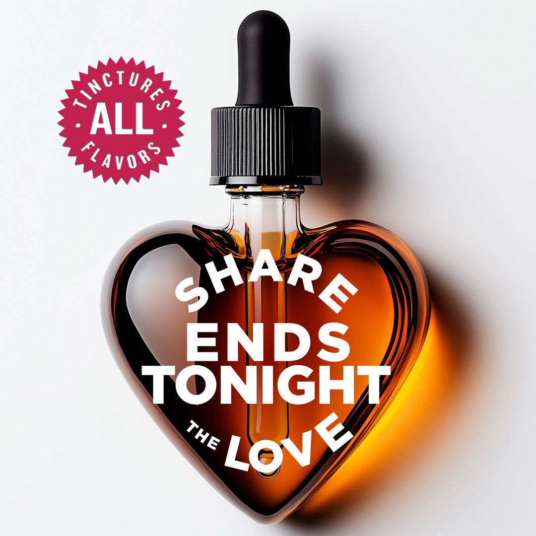 med7cbd's tweet photo. Share the Love ends tonight at 11:59PM ET!
• Buy 2 tinctures, get 1 FREE* with code SHARE1
• Buy 1 tincture, get 2 .5 oz of the same FREE† with code SHARE2

No limits. Retail only.
*All 1 and 2 oz tinctures except Med 7 ADK. 
†Excludes ADK and 3375 mg Natural. https://t.co/22yPUD3pUQ