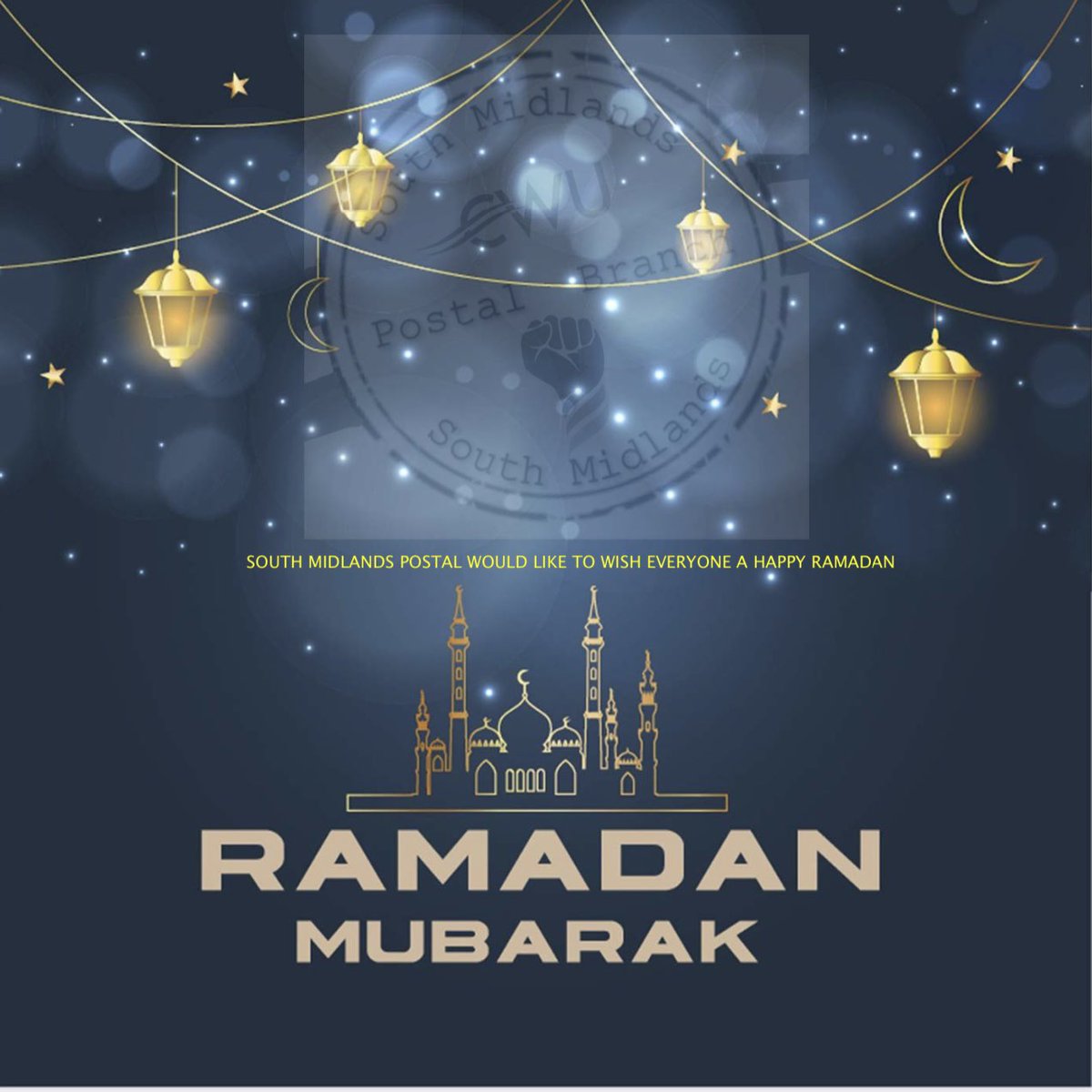 SouthMidsPostal's tweet photo. Ramadan Mubarak everyone! 🕋☪️💚🩵❤️ https://t.co/2v99xnIGUz