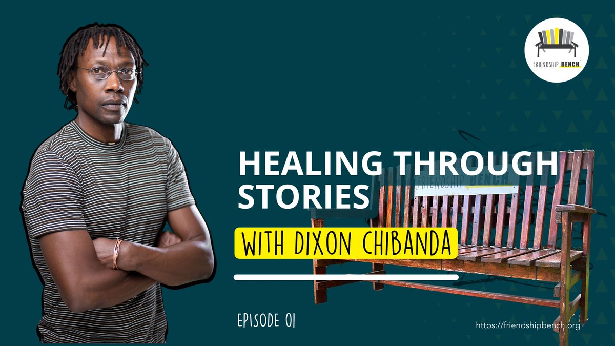 Friendship Bench (@friendshipbench) on Twitter photo 🎙️ Episode 1 is Live! 🌍
We are thrilled to launch our new podcast, Healing Through Stories with <a href="/DixonChibanda/">Dixon Chibanda</a>, where our founder, shares stories from around the world.
🎧 Listen now on Spotify, Apple Podcasts, and watch on Youtube - friendshipbench.org/podcast 🎙️ Episode 1 is Live! 🌍
We are thrilled to launch our new podcast, Healing Through Stories with <a href="/DixonChibanda/">Dixon Chibanda</a>, where our founder, shares stories from around the world.
🎧 Listen now on Spotify, Apple Podcasts, and watch on Youtube - friendshipbench.org/podcast