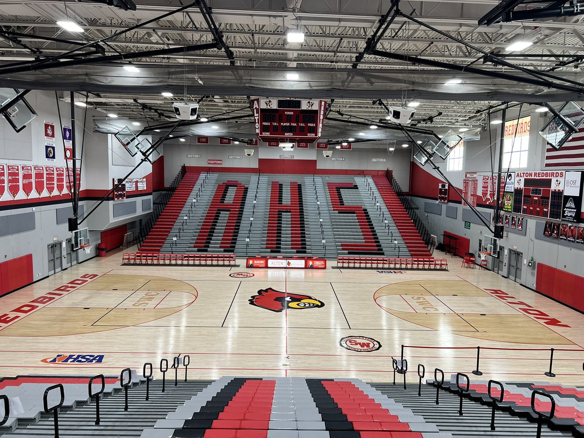 Should be a terrific matchup. The CHAMPIONSHIP on the line Tigers vs Redbirds. Game time set for 7pm and doors open at 5:30pm. Tickets can be bought at door: $7.00 <a href="/STLhssports/">STLhighschoolsports</a> <a href="/GSV_STL/">Gateway Sports Venue</a> <a href="/Edwardsville618/">Edwardsville Athletics 618</a>
<a href="/AltonBasketball/">𝐀𝐥𝐭𝐨𝐧 𝐑𝐞𝐝𝐛𝐢𝐫𝐝𝐬 𝐁𝐚𝐬𝐤𝐞𝐭𝐛𝐚𝐥𝐥</a> <a href="/STL_SportsNews/">STLToday Sports News</a>