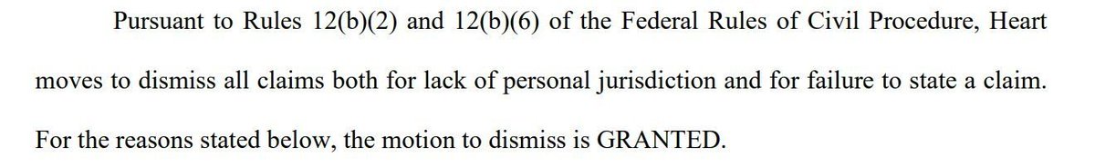 BREAKING NEWS: motion to dismiss HAS BEEN GRANTED

We told all the haters this would happen and now it did

#PulseChain, #PulseX, $HEX and $INC is going to take off

WE WON
