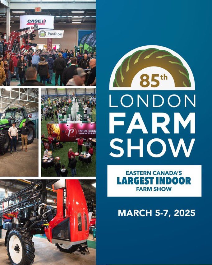 We are looking forward to a busy #LondonFarmShow next week on March 5 - 7 at <a href="/WesternFair/">WesternFair District</a> in London.  Visit <a href="/RHAVentures/">RHA Ventures Inc.</a> at the www .HaggertyAgRobotics.com exhibit 706E in the AgriPlex.