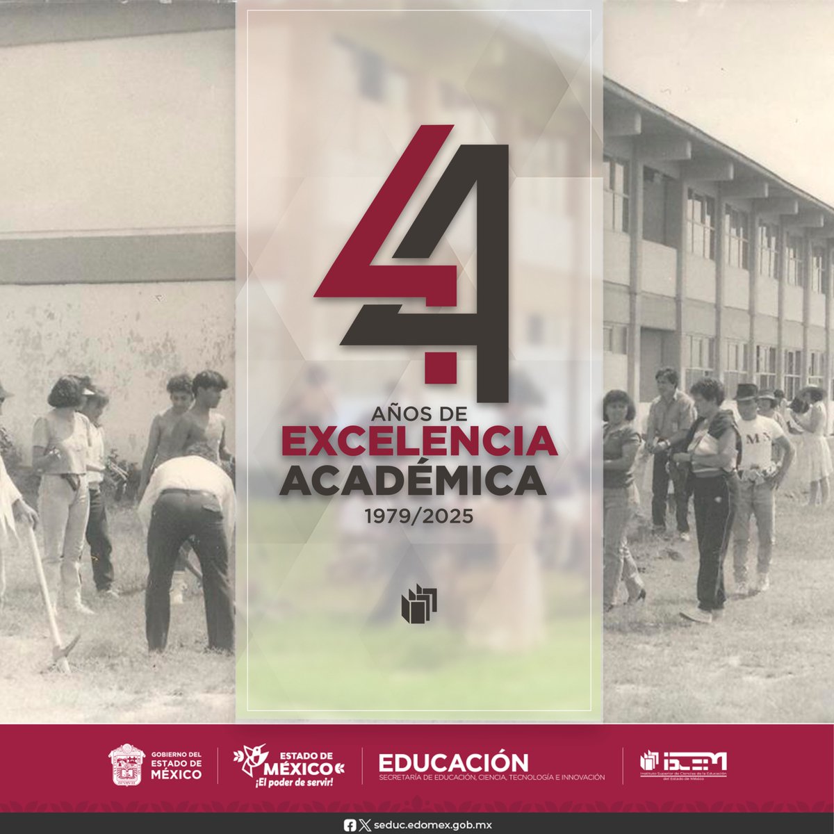 isceem_oficial's tweet image. ¡Celebramos 44 años de excelencia académica! 🎓
El #ISCEEM sigue comprometido con la educación, ofreciendo especialidades, maestrías y doctorados que fortalecen la formación profesional y contribuyen a la mejora educativa en el #EdoMéx.
🙌 Gracias por ser parte de esta historia.