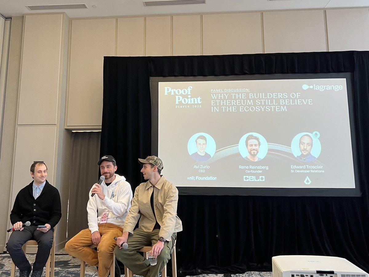 9️⃣ Why Ethereum builders are still all-in on ETH

<a href="/nil_foundation/">=nil; Foundation</a>, <a href="/Celo/">Celo.eth/acc 🦇 🌳</a>, and <a href="/LiskHQ/">Lisk</a> talk Ethereum’s staying power, its biggest challenges, and why they’re still bullish on the ecosystem