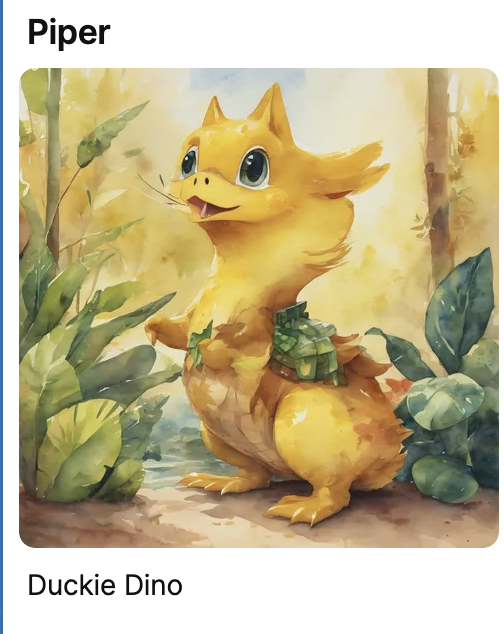 TraciPiltz's tweet photo. 1st graders made Dr. Suess inspired silly characters using @padlet!

They used the AI image generator to describe their unique characters, then gave them a silly name.

It was great practice using descriptive prompts to create an image! https://t.co/hD8UGO3hcQ