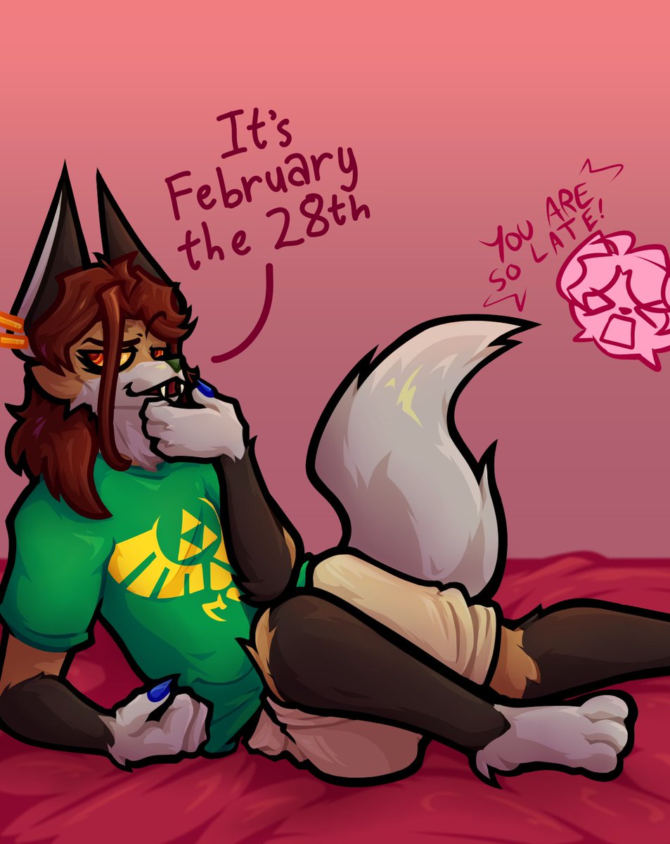 Happy love day ya g- wait it's not love day oops