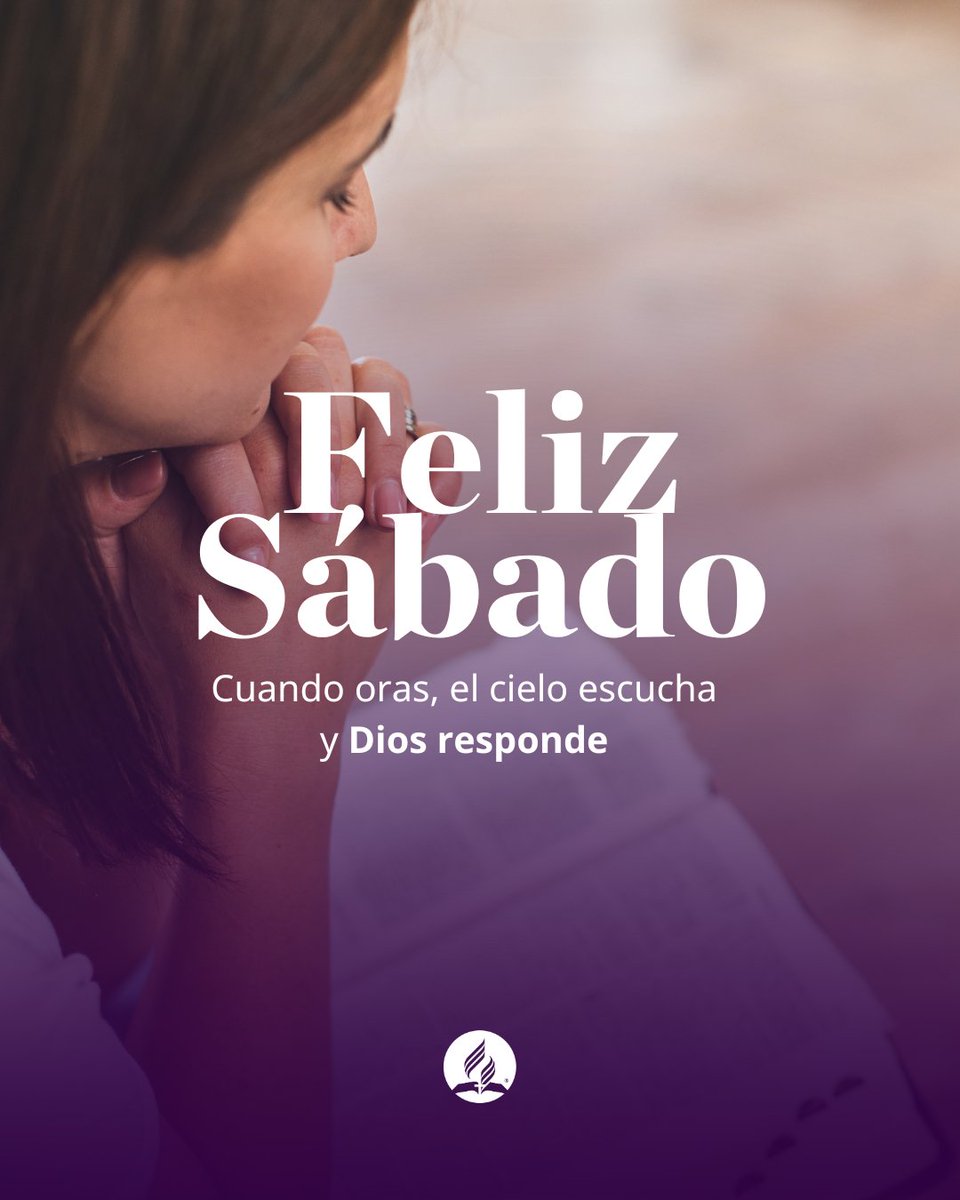 AdventistasDIA's tweet photo. Cuando oras, el cielo escucha y Dios responde. 💙 Eleva tu voz, entrégale tu corazón y acércate a Él en fe.
#FelizSábado https://t.co/8IVMmWd522