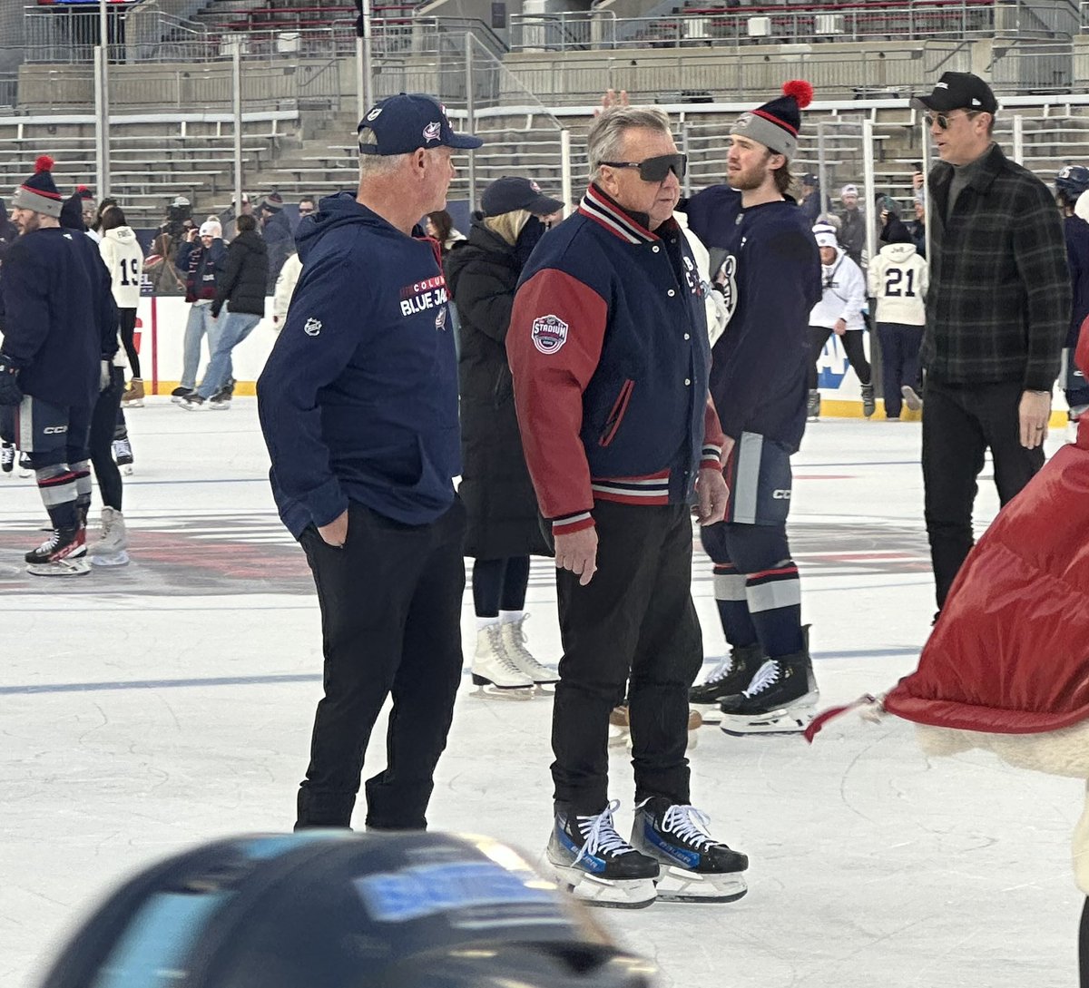 JacketsInsider's tweet photo. #CBJ general manager Don Waddell bringing the style https://t.co/gQstgcu4HT