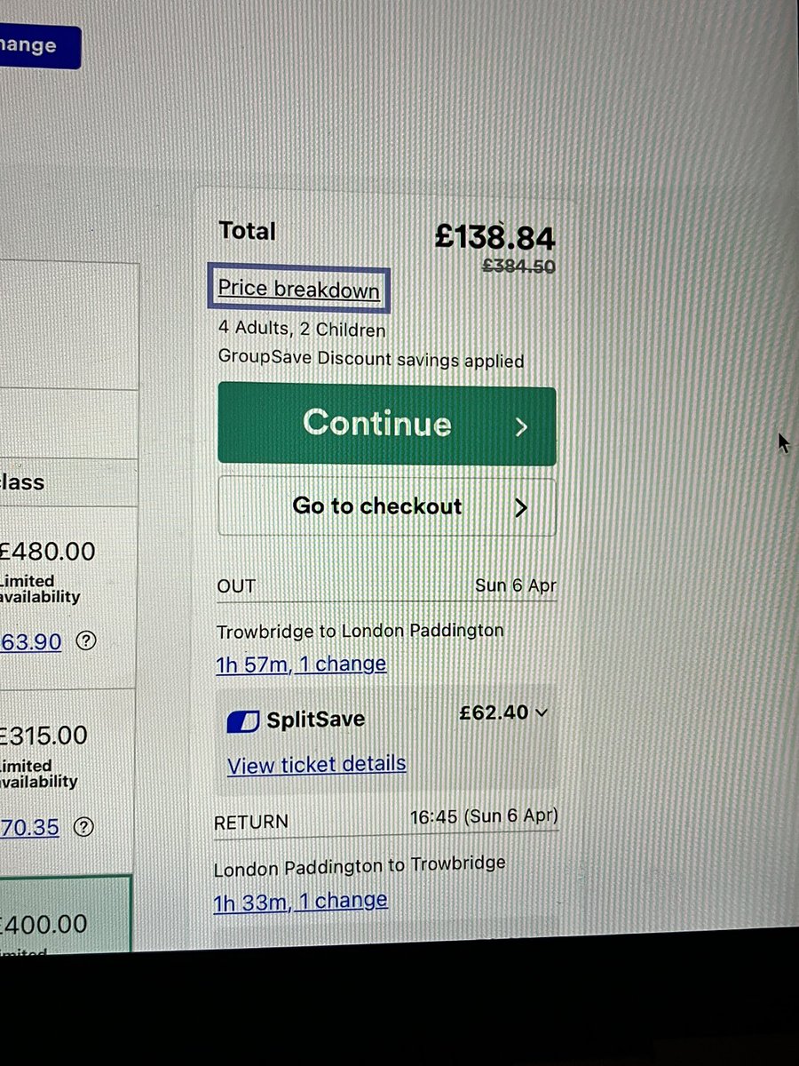 laceyjane83's tweet photo. @thetrainline I’ve tried to book these tickets several times, but instead of being charged the lower amount it automatically jumps to the higher amount and I’ve no idea why. Tried on the app and I get a completely different price yet again! Help! https://t.co/sAsZNk5gr5