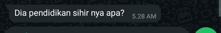 Hogwarts kali ya mba atau dukun Kalimantan,
Pagi pagi adaaa aja kerjaan...