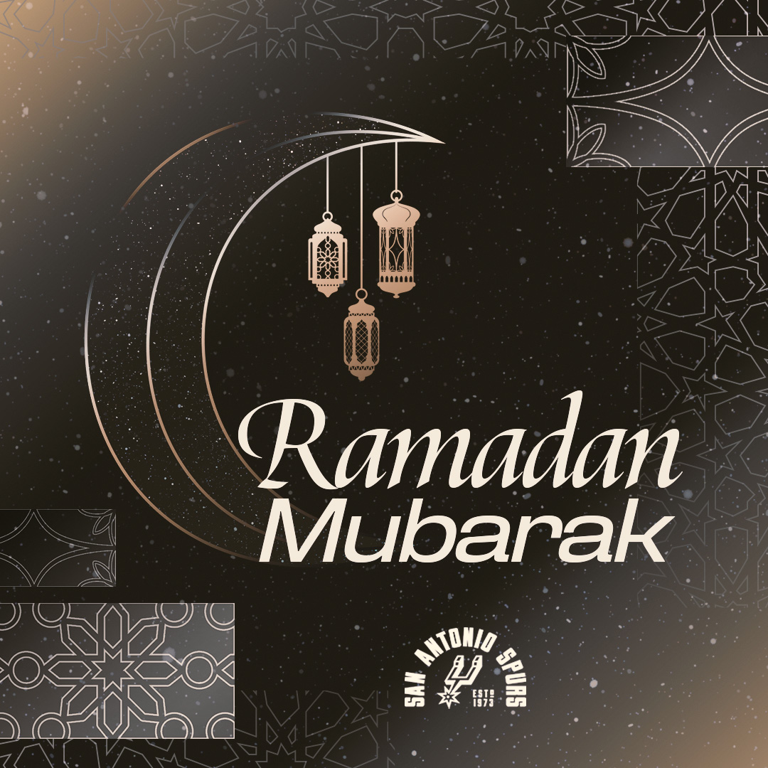 spurs's tweet photo. Wishing you a blessed Ramadan! https://t.co/JTCtJB6SDz