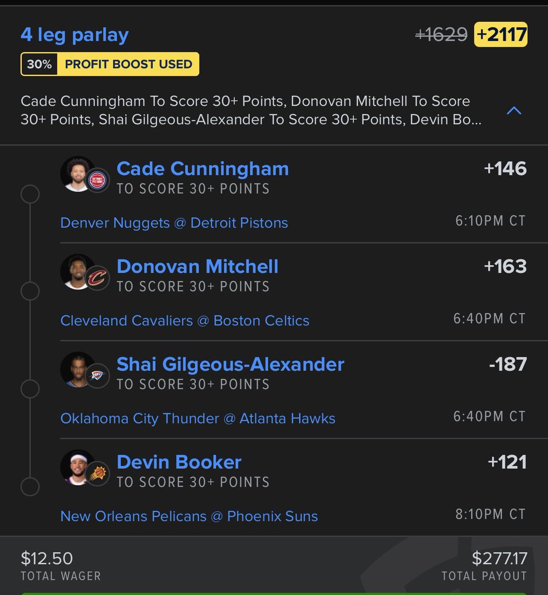 BuildRoll24's tweet photo. #Fanduel #30on30 #Bonus https://t.co/5YDEGryHEd