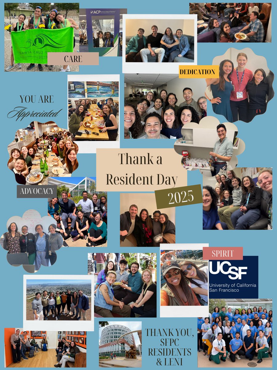 SFPC_UCSF's tweet image. Happy Thank a Resident Day to our SFPC Residents and Chief Resident, Leni! 

We are so grateful for your care, dedication, advocacy, ingenuity, leadership and spirit today and always - you are all the heart and soul of SFPC. Thank you!