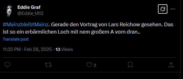 #MainzbleibtMainz Wenn der rechte Pöbel weint, hat man alles richtig gemacht