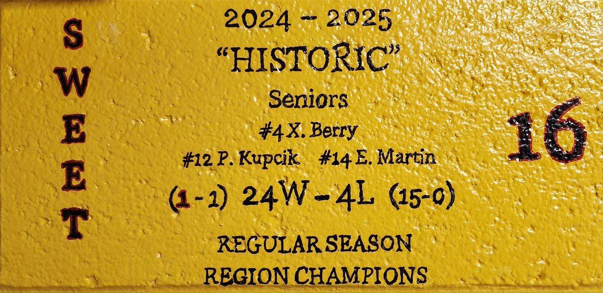 *5-A All Region Team
X. Berry, A. Carey, KD. Hernandez, L. McCorvey, G. Titus
*Charged Up-S. Nalls
*Deflection-K. Hernandez
*Sportsmanship-L. McCorvey
*Wolverine Award-X. Berry
*Record: 24-4 (15-0)
*Sweet 16
*Reg. Season Region Champs
Thank you SENIORS!
#TWSdna
#TogetherWeClimb