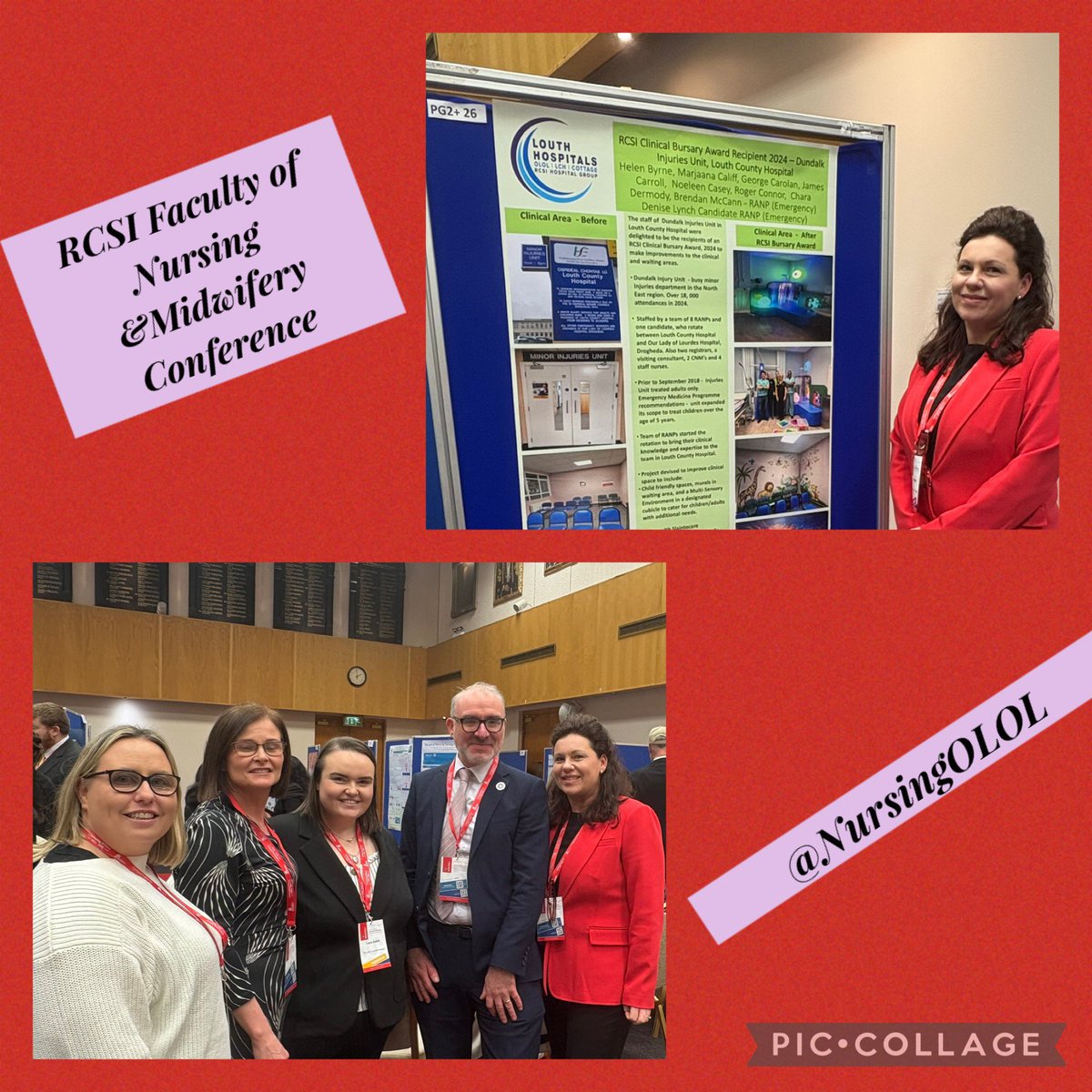 NursingOlol's tweet photo. The @NursingOlol team were out in force yesterday at the @RCSI_FacNurMid annual conference. An amazing day filled with illuminating &amp; informative moments across all sessions #RCSIFNMConf2025 #Innovation #retention #safestaffing #research https://t.co/B3UtnnU68S