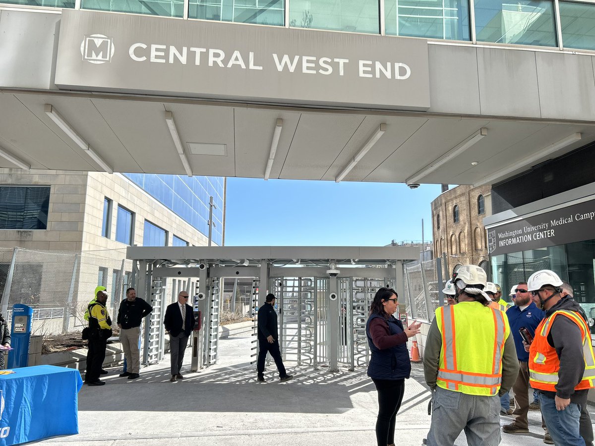 Exciting news! The Central West End and Forest Park DeBaliviere stops have officially kicked off today with the launch of the innovative Secure Platform Plan. Progress is here, and it's just the beginning! #secureplatformplan #realtimecameracenter #weloveourtransitcommunity