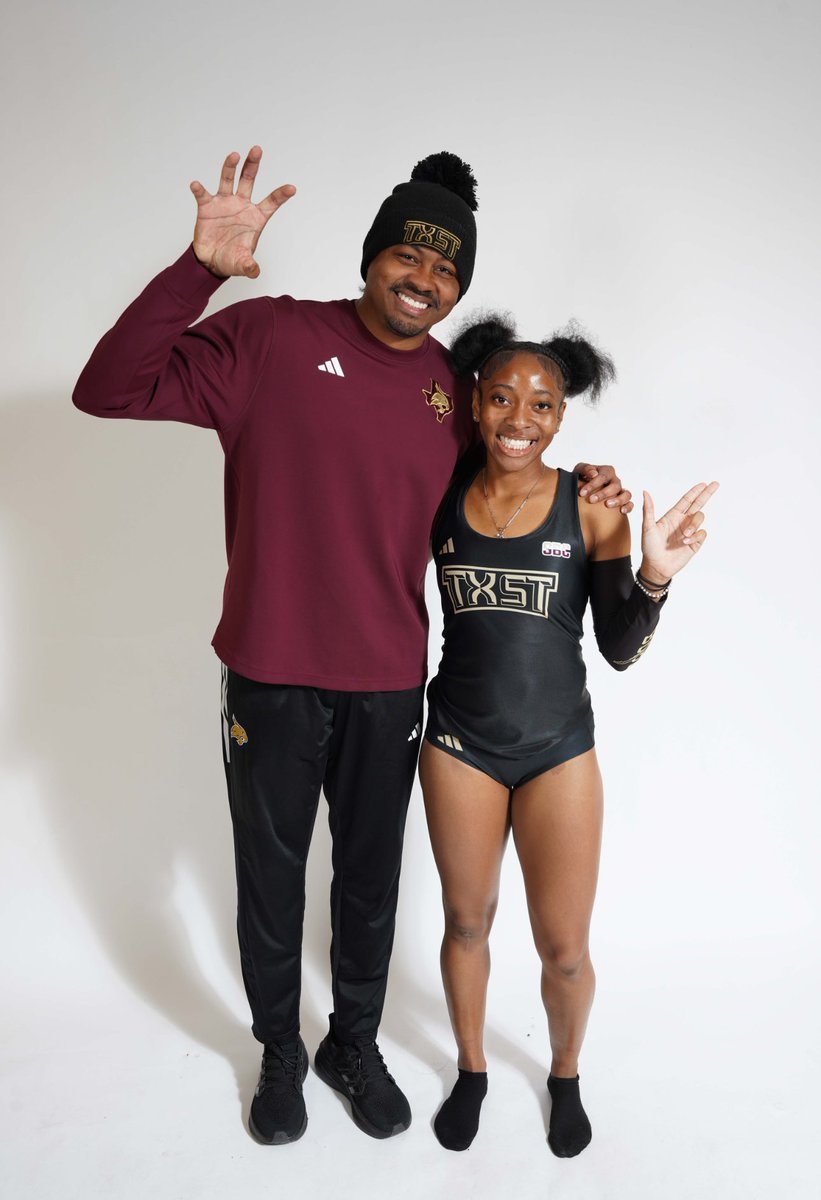 Jayda_SJ's tweet photo. Thank you so much to @amhurdlestar the Texas State University staff and athletes for an amazing official visit last week! 
#notcommited #glorytoGod #txst #track #d1 https://t.co/5K0NahkICW