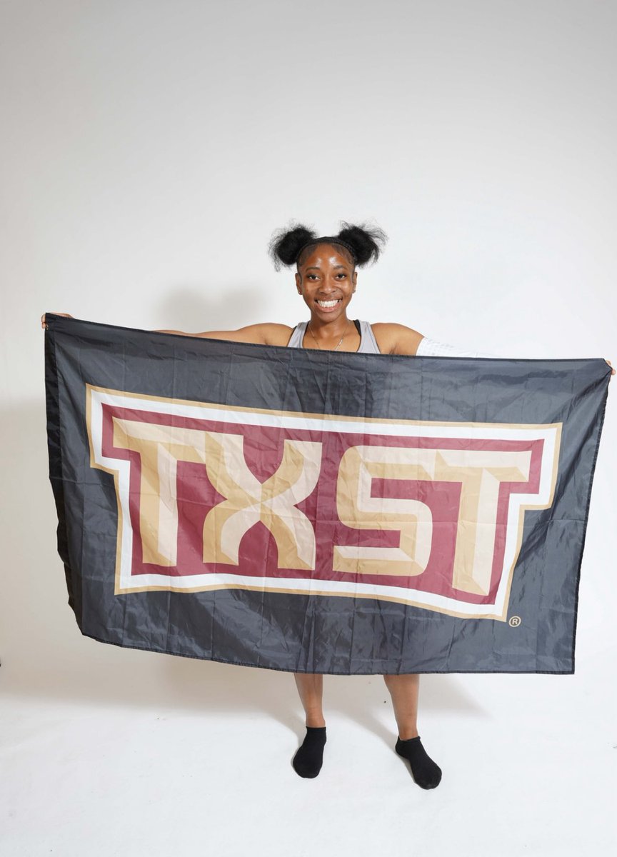 Jayda_SJ's tweet photo. Thank you so much to @amhurdlestar the Texas State University staff and athletes for an amazing official visit last week! 
#notcommited #glorytoGod #txst #track #d1 https://t.co/5K0NahkICW