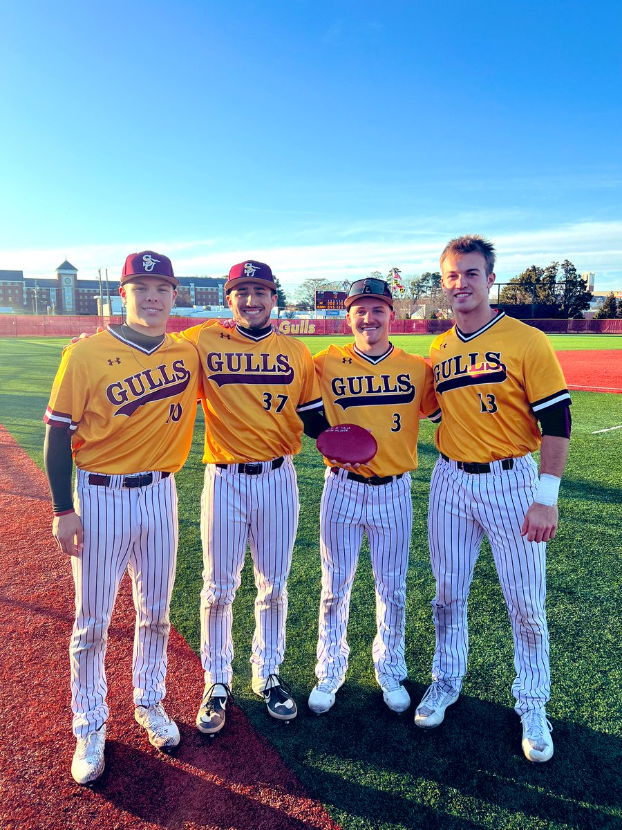 Today’s <a href="/SalisburyBB/">Salisbury Baseball</a> 🪨 of the game are <a href="/jakewitter2024/">Jake Witter</a> @josh_rivera5 <a href="/maxehrhardt8/">Max Ehrhardt</a> and <a href="/dwiney13/">Dylan Winebrenner</a> for the Gulls win. #GoGulls