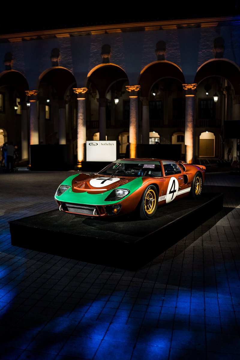 andythompson610's tweet photo. Was an honor to attend last night’s #ModaMiami sale in person!
The 1966 Holman-Moody liveried Ford GT40 for sale with the Indianapolis Motor Speedway Museum blew its $8-11 million estimate out of the water, hammering for $13.205 million with fees ($12 million before fees).
📸me https://t.co/sdpdbQyuA6