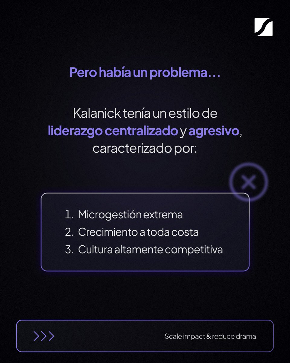 GrowthESP's tweet photo. ¿Un mal liderazgo casi hunde a Uber?

Uber revolucionó la movilidad y se convirtió en una de las empresas más rentables de la década. Pero, ¿sabías que estuvo al borde del colapso?

❌ Microgestión extrema
❌ Crecimiento sin control
❌ Una cultura interna tóxica

El liderazgo en https://t.co/llBDMq0bFY