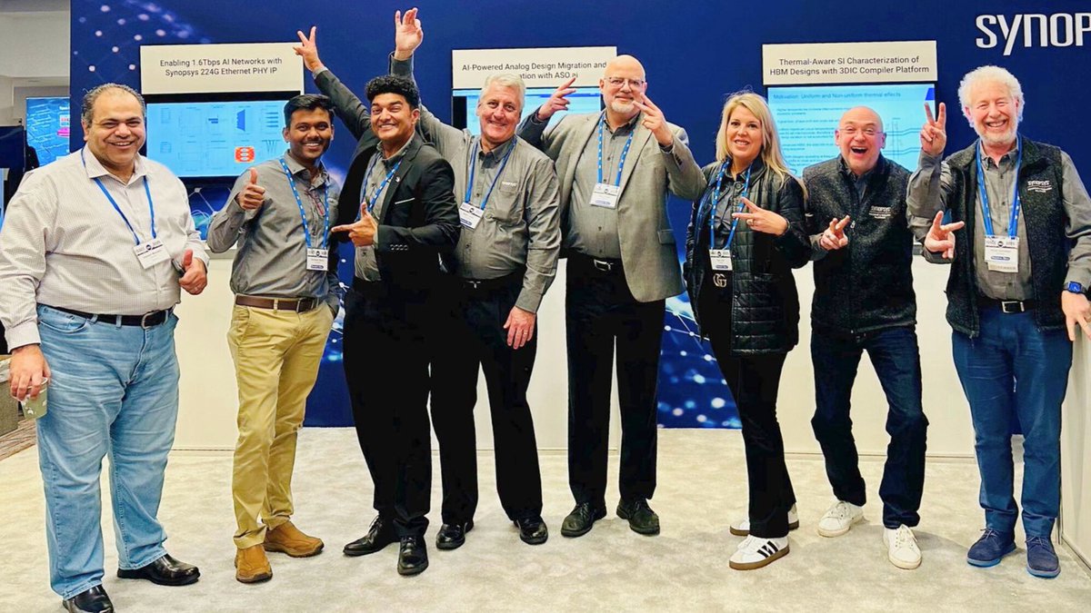 Synopsys's tweet photo. Our #SARAProgram and workforce development teams had a fantastic time engaging with professors, students, and industry partners at #ISSCC25!

We're proud of our commitment to bridge the semiconductor talent gap by driving innovation and fostering collaboration. 👏 https://t.co/1SwWVlKnKd