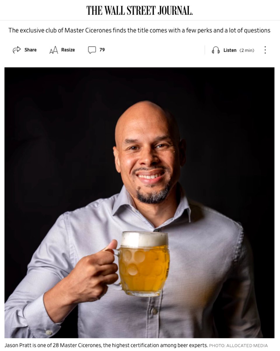 Beer is about people and community, and we love any opportunity to celebrate that. The Wall Street Journal recently spoke with several MCs about their journeys, highlighting their passion and dedication. If you’re a digital subscriber, you can find the article on their website...