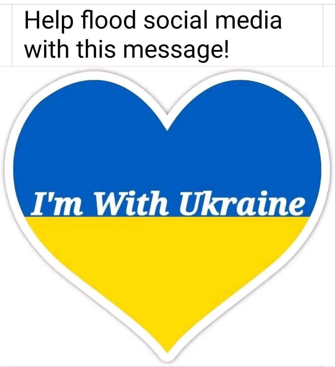 I stand with Ukraine, always have and always will. 🇺🇦