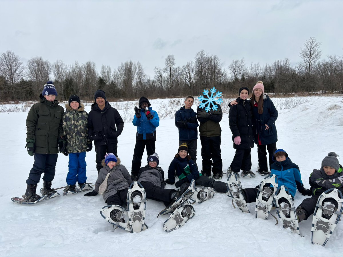 MrsAJargilo's tweet photo. Grade 6’s go snowshoeing! https://t.co/epq8v496M6