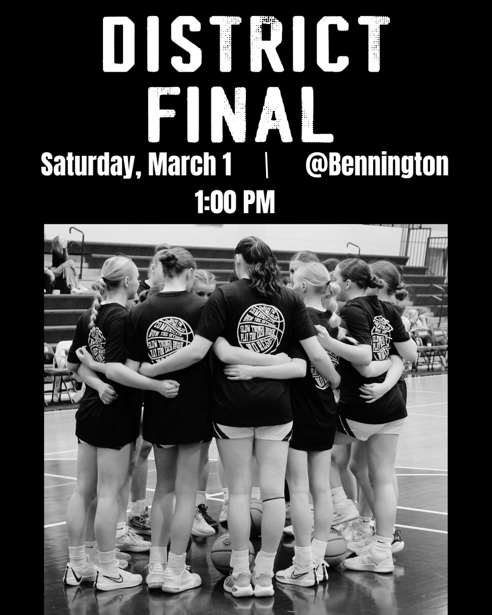 Blair High School (@bhsblair) on Twitter photo Good luck to <a href="/LadyBearsBHS/">BHS Girls Basketball</a> who are playing in the district final tomorrow (3/1) at Bennington at 1:00! Student section theme is jerseys. Show up and be loud! Good luck to <a href="/LadyBearsBHS/">BHS Girls Basketball</a> who are playing in the district final tomorrow (3/1) at Bennington at 1:00! Student section theme is jerseys. Show up and be loud!