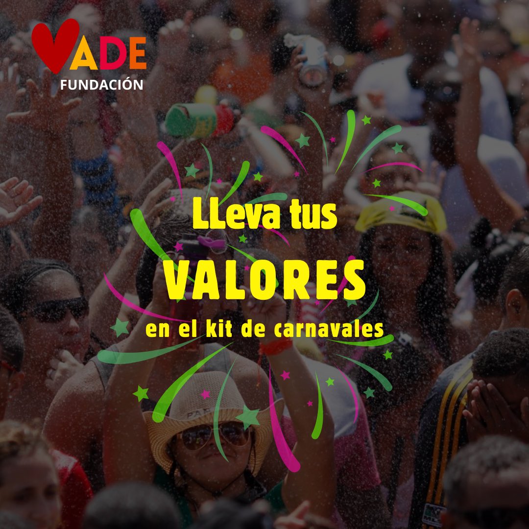 🥳En estas fiestas, únete a nuestra campaña 🎉“Carnaval con Valores”, en la cual impulsaremos la Tolerancia, Empatía, Respeto y Responsabilidad

#CarnavalConValores
#CreandoOportunidades