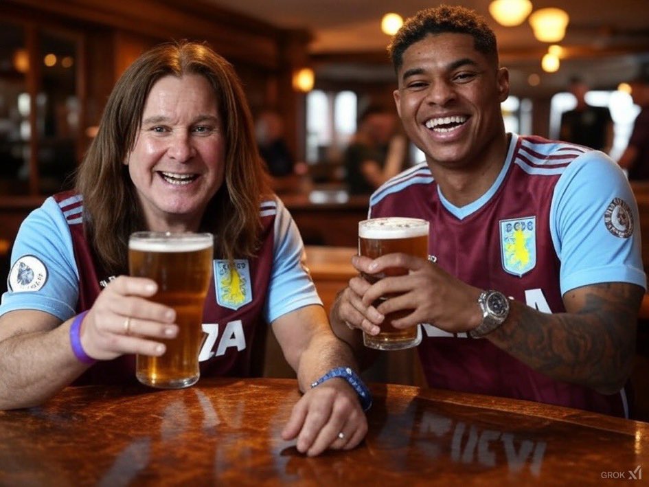 Man, this fucking AI! I have to say, it’s brilliant.  I wish I could be drinking a pint to celebrate tonight’s FA Cup victory. Up the Villa!