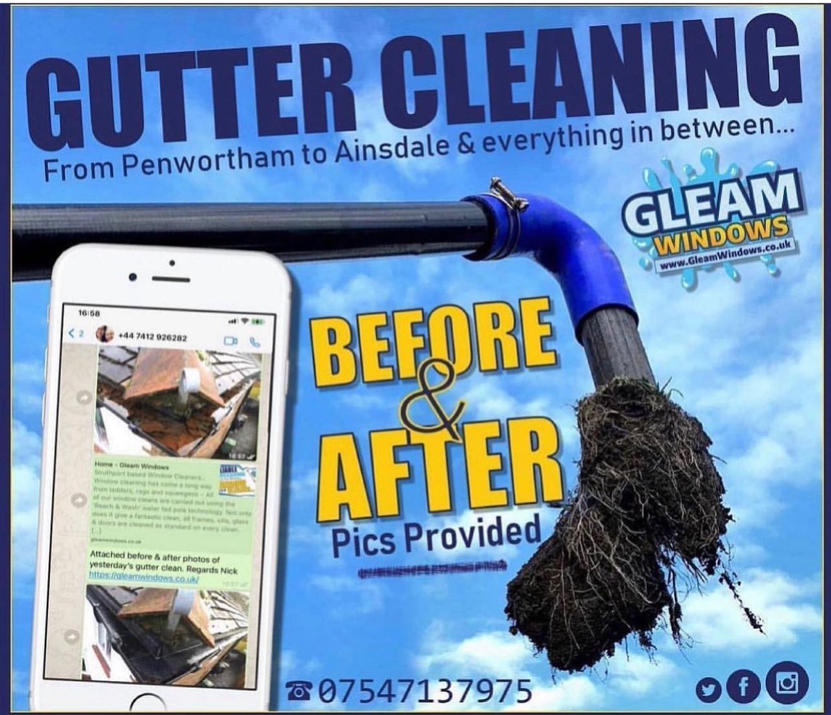 GleamWindows's tweet image. FREE gutter camera inspection #Southport #Ormskirk #Birkdale #Ainsdale #Burscough  

gleamwindows.co.uk