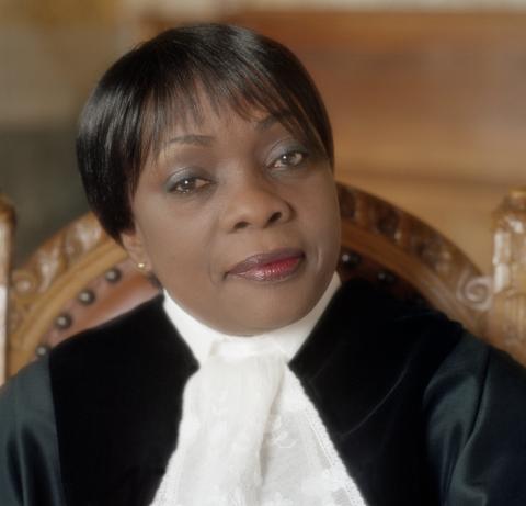 Happy birthday to ICJ Judge Julia Sebutinde, a "rock star" at the Finals of the White &amp; Case International Rounds. She judged in 2013, 2014, 2018 and 2023!