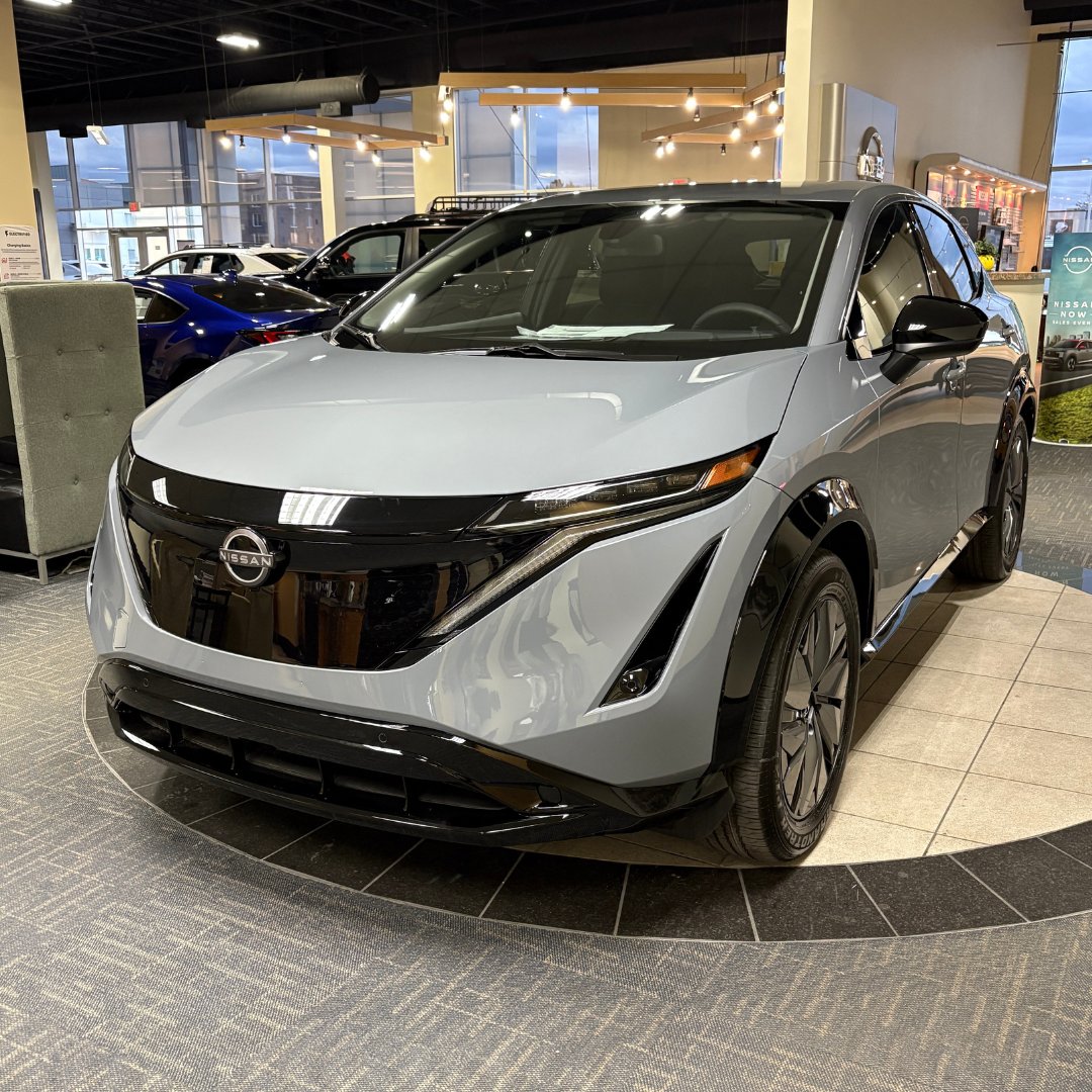 nissanmuskegon's tweet photo. The brand❗NEW❗Nissan ARIYA is the perfect way to plug into spring! 🔌 🌱
Stop in, call our sales team at (231) 799-2886, or check it out on our website: https://t.co/z3mrRfxGWQ
#MyNissanOfMuskegon #StopIn #CheckItOut #NissanARIYA https://t.co/JJAYR2tbrV