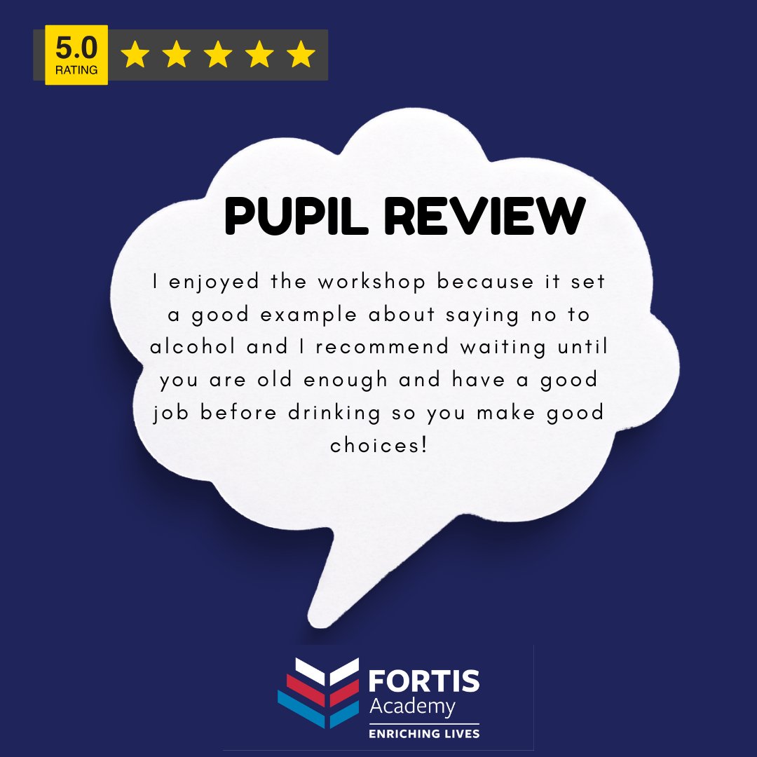 Fortis Academy (@academy_fortis) on Twitter photo This week Y7 took part in a workshop with the <a href="/smashedproject/">Smashed Project</a>. Pupils enjoyed the opportunity and our visitors commented on how engaged our pupils were. They explored the dangers of underage drinking and are ready to say no!
#OneVeryProudHead #FortisandProud #EnrichingLives This week Y7 took part in a workshop with the <a href="/smashedproject/">Smashed Project</a>. Pupils enjoyed the opportunity and our visitors commented on how engaged our pupils were. They explored the dangers of underage drinking and are ready to say no!
#OneVeryProudHead #FortisandProud #EnrichingLives