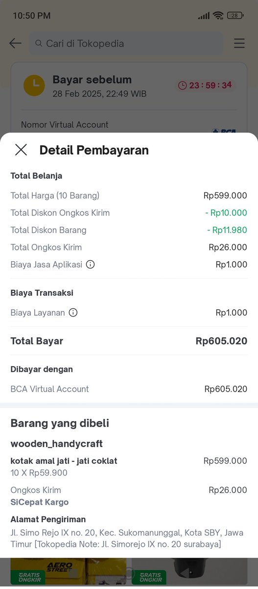 hamidcorp's tweet photo. min @TokopediaCare @tokopedia Pembelian produk ini sudah terbayarkan, akan tetapi kok hilang statusnya ya. mksh https://t.co/nwoXUvZJxU