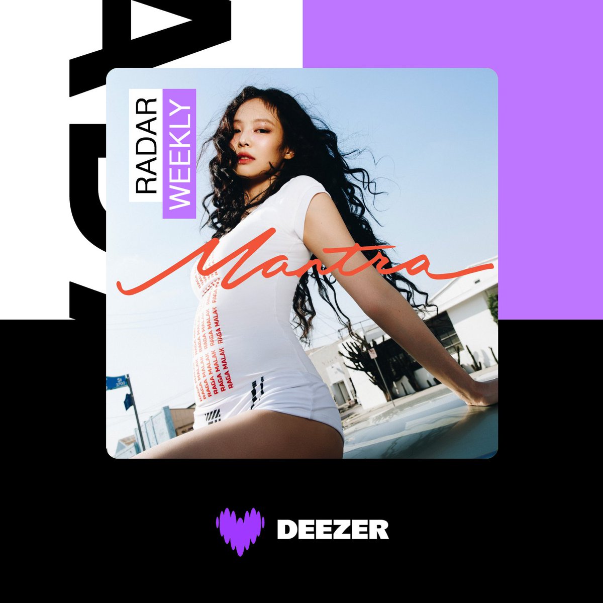 🎶🎧 © #iDeezerMusicRP
(+) 𝗝𝗲𝗻𝗻𝗶𝗲 𝗥𝘂𝗯𝘆 (<a href="/chanelfiles/">𝐉𝐞𝐧𝐧𝐢𝐞 𝐑𝐮𝐛𝐲ଓ</a>)
𝗡𝗲𝘄 𝗠𝘂𝘀𝗶𝗰 › #MantraRP

New on #RadarWeeklyRP 🛜, “𝗠𝗮𝗻𝘁𝗿𝗮” is on top 🔝.