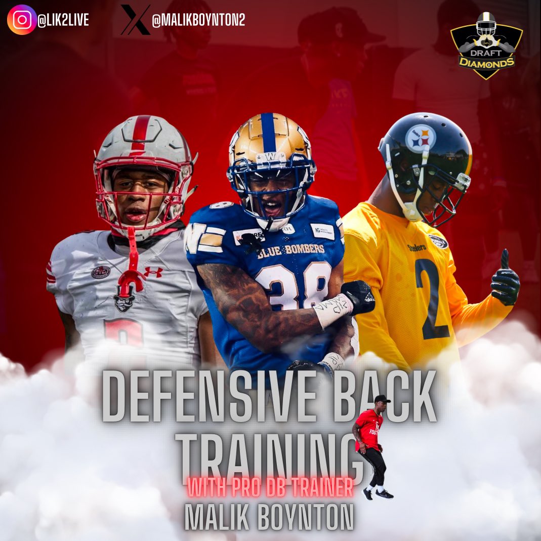 Saturday Training Session 

📅: Saturday, March 1st
⏰: 10am-11:30am
📍: Arlington, TX 
💰: DM for price 

- Press Man
- Press Bail 
- Cover 2 vs Concepts

8 spots available! First come, first served. 

#TTG