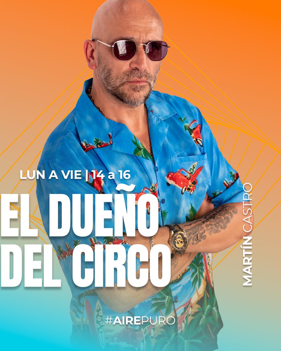¿Querían SHOW? 🎪

🎙️ El <a href="/elpeladocastro/">el Pelado Castro</a> y <a href="/Vascoradio/">Hernan Oscar Usabarrena</a> son el entretenimiento en las tardes de LA CIELO.

📻 EL DUEÑO DEL CIRCO | L a V 14 a 16 PM | #AIREPuro