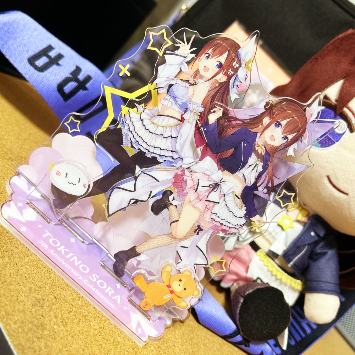 smtk8810's tweet image. #そらちゃん届いたよ

うちにも届きました！
デカぬいそらちゃんがかわい過ぎます🥰
そらちゃん、ありがとう〜