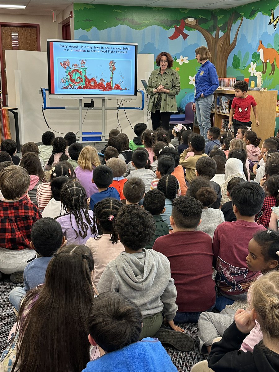 Erin Kowalevicz, NBCT (@mrskowalevicz) on Twitter photo First Graders had a blast during our visit with author Tracey Kyle today! We loved learning about the festival of La Tomatina and getting to throw 🍅, too! #APSisAwesome #FirstGradeRocks #FunInFirst <a href="/RandolphStars/">Randolph ES</a> First Graders had a blast during our visit with author Tracey Kyle today! We loved learning about the festival of La Tomatina and getting to throw 🍅, too! #APSisAwesome #FirstGradeRocks #FunInFirst <a href="/RandolphStars/">Randolph ES</a>