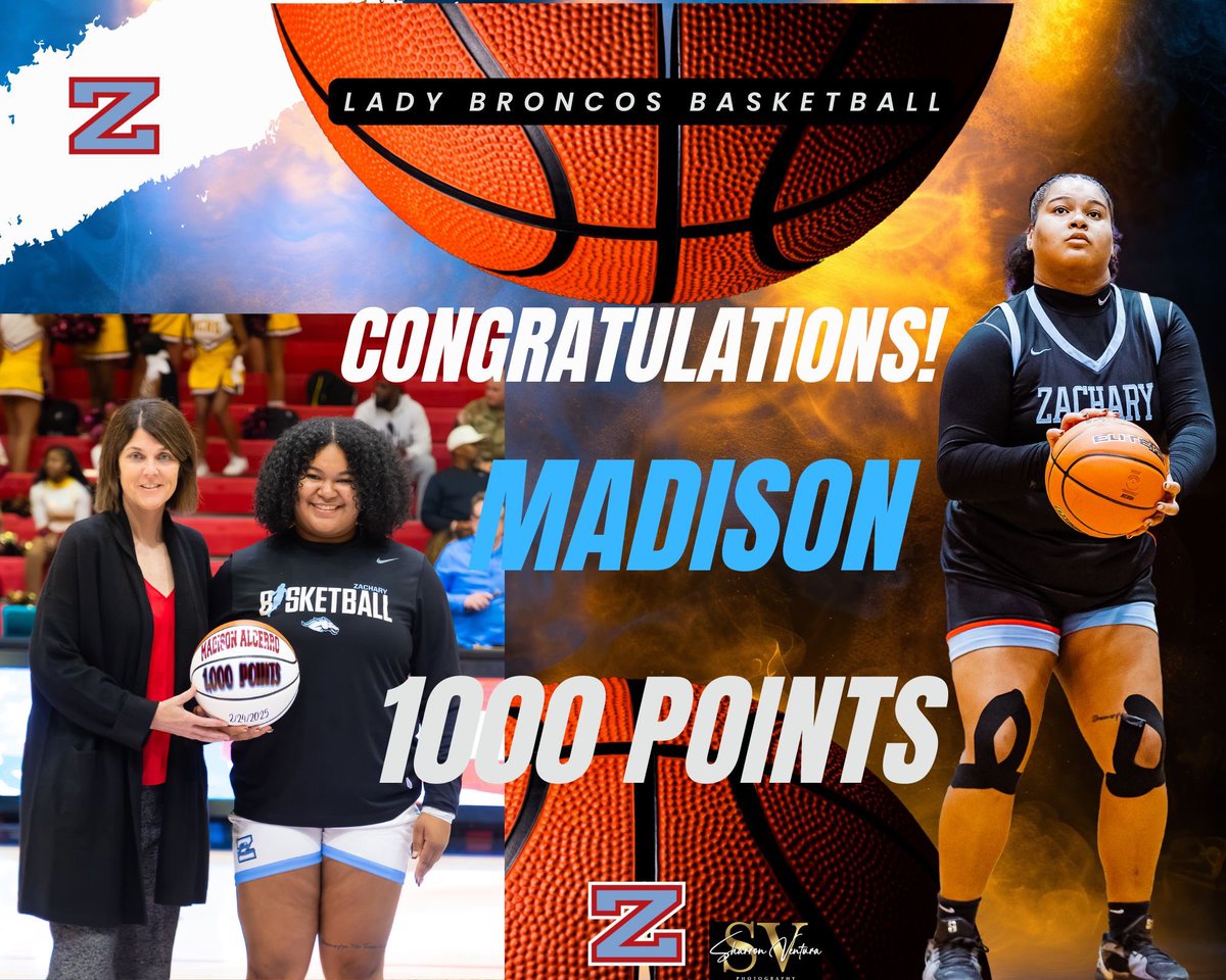 ZHS_LadyBroncos's tweet photo. Congrats to @kblake_5 and @MadisonAlcerro for their 1000 point accomplishment. https://t.co/2XbjgSPN7W