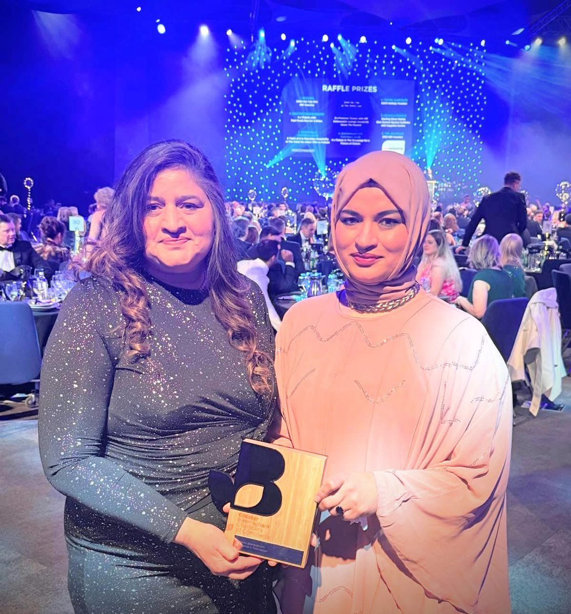 RoshniBham's tweet image. We are thrilled and humbled to announce that we have been awarded the Excellence in Third Sector Award by the Greater Birmingham Chamber of Commerce!
@BhamCityCouncil @Imkaan @nicolejacobsST @SmallwoodTrust @LBFEW @TNLComFund @WalsallCouncil @PakInBirmingham @BrumPolice