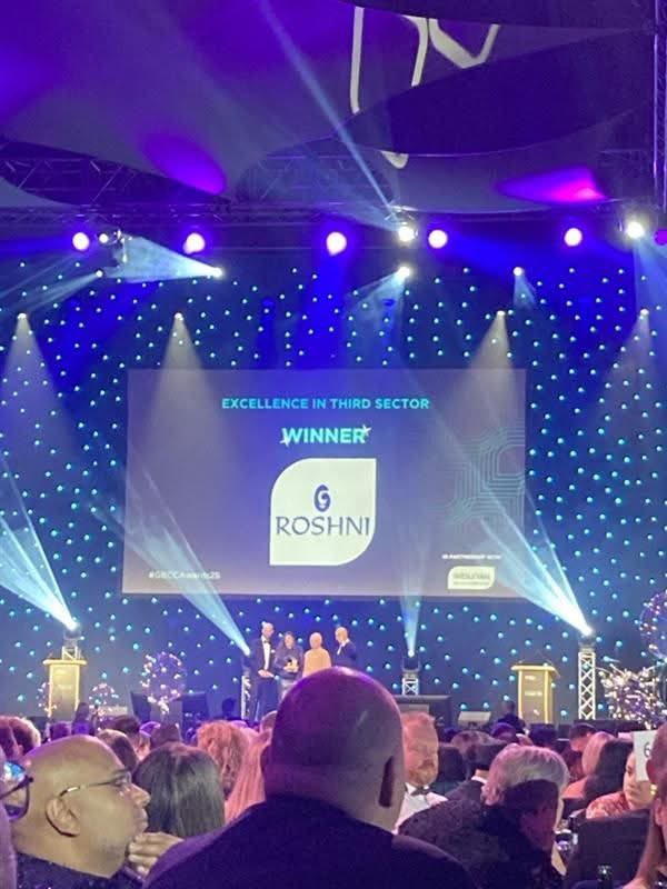 RoshniBham's tweet image. We are thrilled and humbled to announce that we have been awarded the Excellence in Third Sector Award by the Greater Birmingham Chamber of Commerce!
@BhamCityCouncil @Imkaan @nicolejacobsST @SmallwoodTrust @LBFEW @TNLComFund @WalsallCouncil @PakInBirmingham @BrumPolice