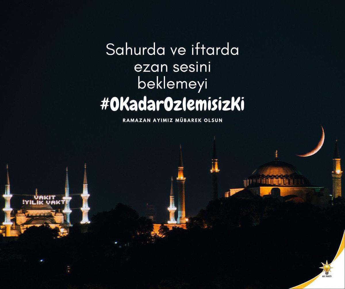 AkPartiHakkari's tweet photo. Hoşgeldin Ramazan. Bereketiyle, şifasıyla, maneviyatıyla gelen Ramazan’ı #OKadarOzlemisizKi https://t.co/hqUzIRnBYp
