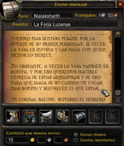 Sephipro_'s tweet photo. El otro dia @LakshartNia le toco vivir la cara cruel del WoW en Go Again. A veces la vida es injusta...
 La Forja Lucense no. 

Por eso queremos hacerle entrega de este equipo verde de mallas y 10 Gs para que vuelva a recuperar su nivel y siga disfrutando de Go Again 💟 https://t.co/FJBmBIBzoH