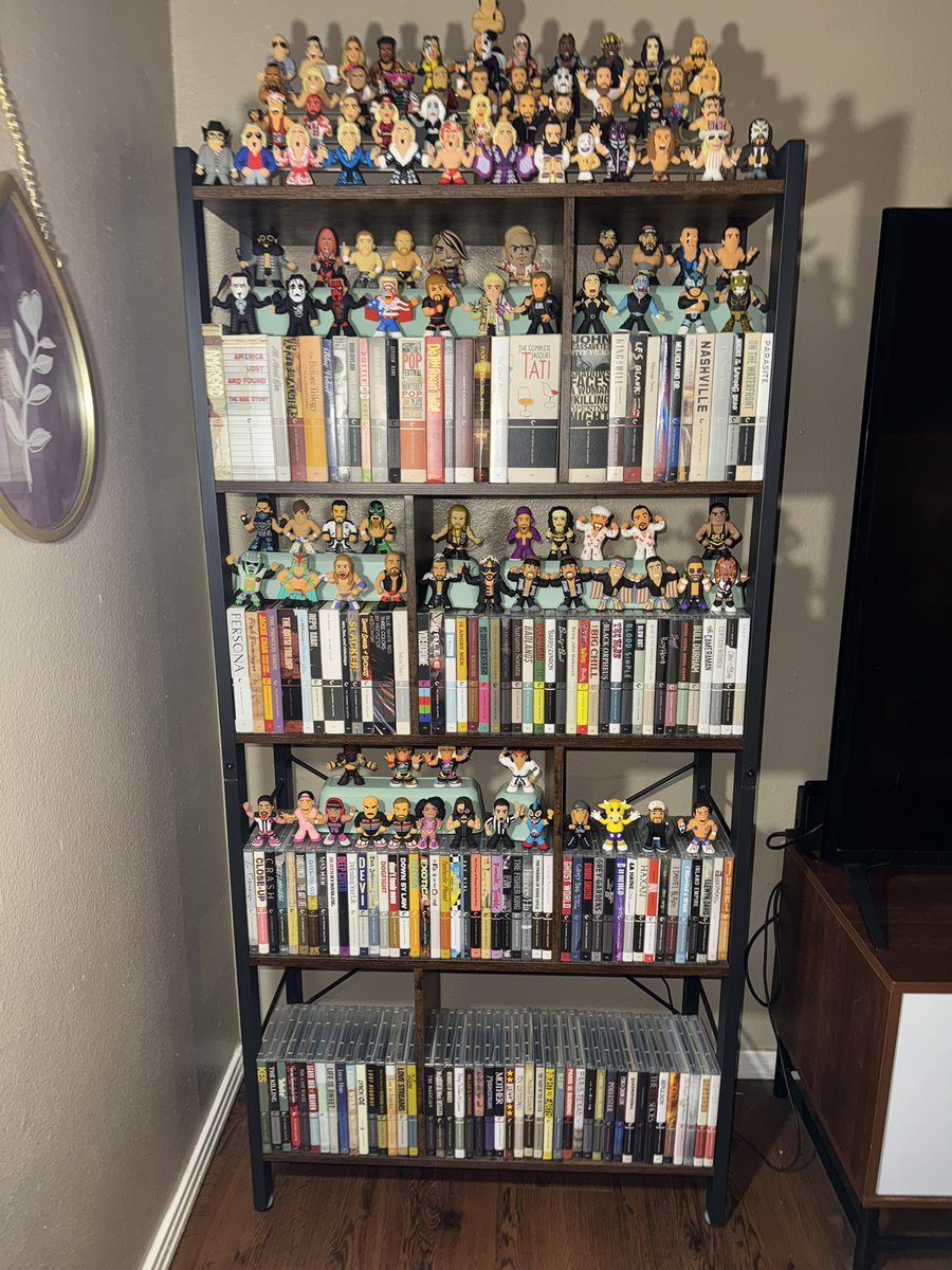 BigDaddyDustyD's tweet image. Updated movie and micro brawler collection. It just keeps growing for some reason. #criterion #microbrawler